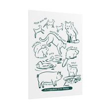 Load image into Gallery viewer, Allegheny County Creatures Rolled Posters