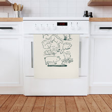 Load image into Gallery viewer, Allegheny County Creatures Cotton Tea Towel
