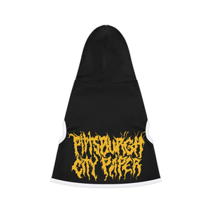 ** Metal Core Pittsburgh City Paper** Pet Hoodie