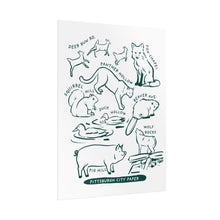 Load image into Gallery viewer, Allegheny County Creatures Rolled Posters
