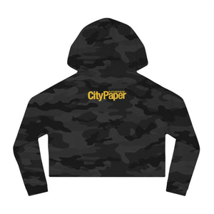 **Metal Core Pittsburgh City Paper** Cropped Hooded Sweatshirt