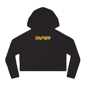 **Metal Core Pittsburgh City Paper** Cropped Hooded Sweatshirt