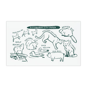 Allegheny County Creatures Car Magnets
