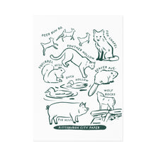 Load image into Gallery viewer, Allegheny County Creatures Postcard
