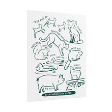 Load image into Gallery viewer, Allegheny County Creatures Rolled Posters
