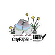 Load image into Gallery viewer, {Love Pigeons} HAP Partnership vinyl sticker
