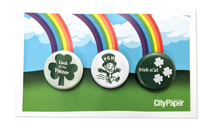 Pittsburgh-Themed St. Paddy's Day Pins