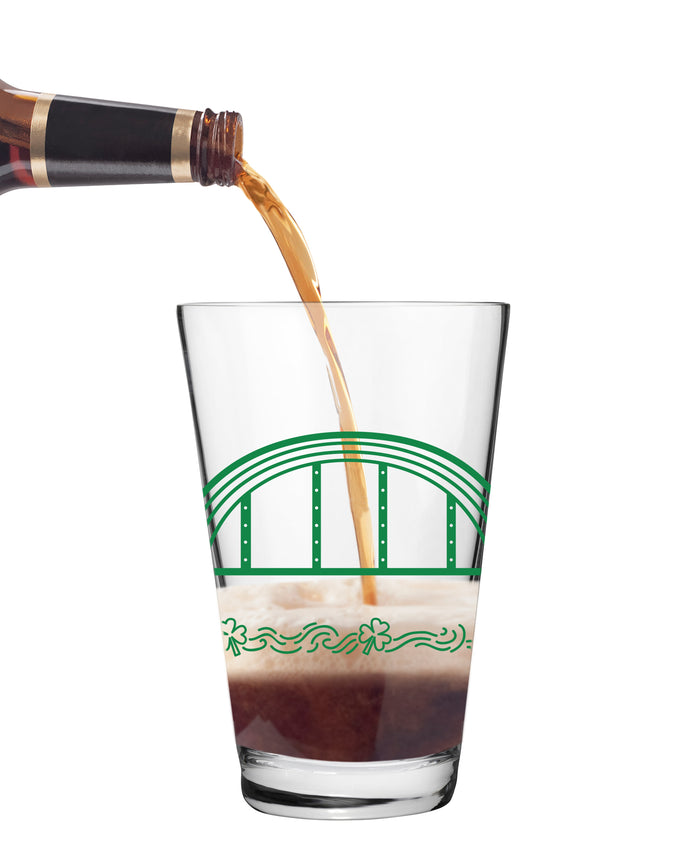 Pittsburgh-Themed St. Paddy's Day Pint Glass